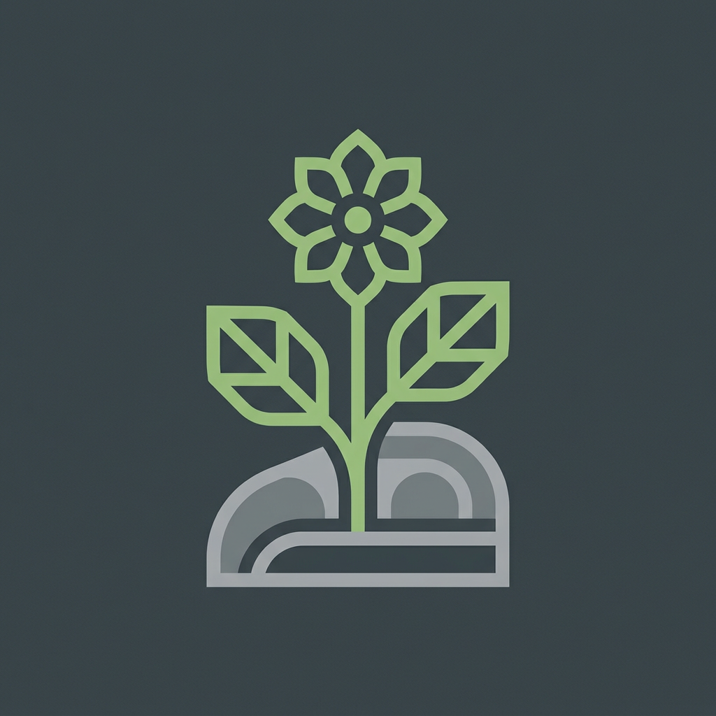 Harmaakiven Puutarha kommandiittiyhtiö logo